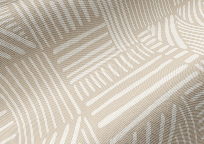 Irregular Tiles, Oatmeal - Roller Blind - Image 4